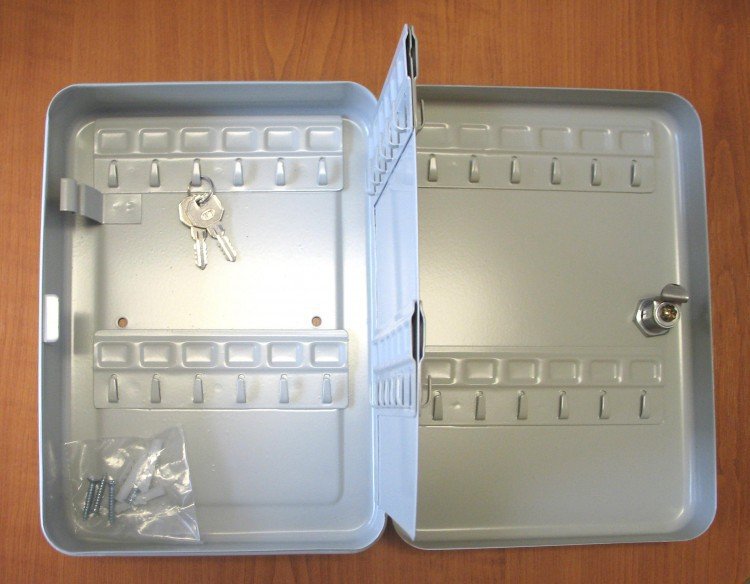 Schránka na klíče-60 klíčů, 250x180x80 mm T71 - Vybavení pro dům a domácnost Schránky, pokladny, skříňky Schránky, panely na klíče